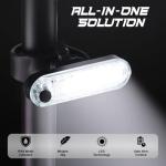Rechargeable Bike Light Set with 4 Modes