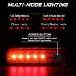 Rechargeable Bike Light Set with 4 Modes