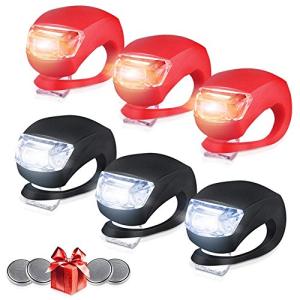 Set of 6 Waterproof LED Bike Lights