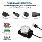 Super Bright USB Rechargeable Bike Light Set