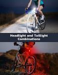 Ultra Slim Rechargeable Bike Lights Set - Front & Rear