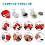 Set of 6 Waterproof LED Bike Lights