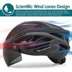 Victgoal Bike Helmet with Detachable Goggle Visor