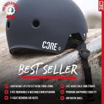 CORE Action Sports Helmet - Black, S/M