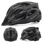 Victgoal Bicycle Helmet with Detachable Goggles and LED