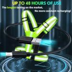 LED Reflective Vest for Running and Cycling