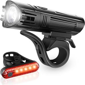 Super Bright USB Rechargeable Bike Light Set