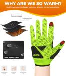 Thermal Waterproof Full Finger Cycling Gloves