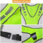 Hi Vis Reflective Running Vest with Phone Pocket