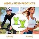 Hi Vis Reflective Running Vest with Phone Pocket