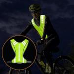 Hi Vis Reflective Running Vest with Phone Pocket