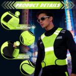Uncle Paul High Visibility Reflective Safety Vest