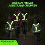 West Biking USB Rechargeable LED Reflective Vest