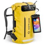 Earth Pak Waterproof Roll-Top Backpack - 35L Yellow