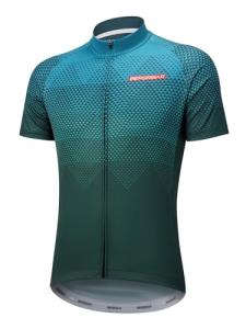 Men's Short Sleeve Cycling Jersey - Dark Green L