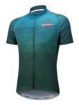 Men's Short Sleeve Cycling Jersey - Dark Green L
