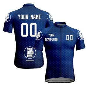 Personalized Short Sleeve Cycling Jersey with Pockets