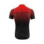 Men's Short Sleeve Cycling Jersey - Red XL