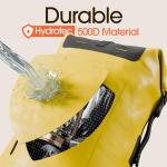 Earth Pak Waterproof Roll-Top Backpack - 35L Yellow