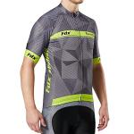 FDX Men's Lightweight Half Sleeve Cycling Jersey - Yellow