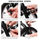 2 Pairs 70mm V Brake Pads for Bikes