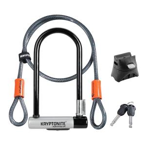 Kryptonite U-Lock with Cable for Bike Security