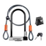 Kryptonite U-Lock with Cable for Bike Security
