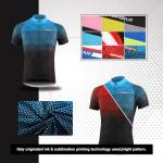 Men's Short Sleeve Cycling Jersey - Blue