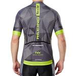 FDX Men's Lightweight Half Sleeve Cycling Jersey - Yellow