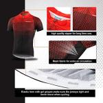 Men's Short Sleeve Cycling Jersey - Red XL