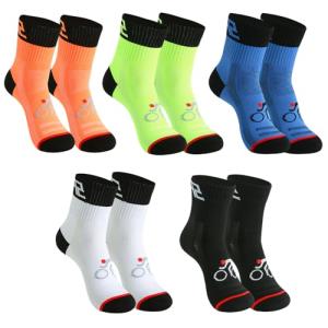 Men's Moisture-Wicking Anti-Odor Cycling Socks - 5 Pairs