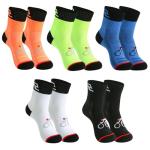 Men's Moisture-Wicking Anti-Odor Cycling Socks - 5 Pairs