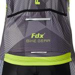 FDX Men's Lightweight Half Sleeve Cycling Jersey - Yellow