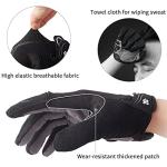 I Kua Fly Full Finger MTB Gloves - Black