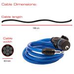 Burg-Wächter 100cm Spiral Cable Lock with Bracket