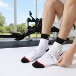 Men's Moisture-Wicking Anti-Odor Cycling Socks - 5 Pairs