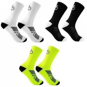 TGDIVYA Men's High-Performance Cycling Socks - 3 Pack