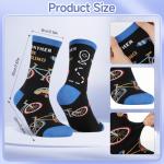 Funny Bicycle Pattern Socks - 3 Pairs for Cyclists