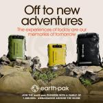 Earth Pak Waterproof Roll-Top Backpack - 35L Yellow