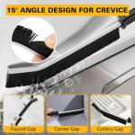 17-Piece Crevice Cleaning Brush Set for Tight Spaces