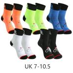 Men's Moisture-Wicking Anti-Odor Cycling Socks - 5 Pairs