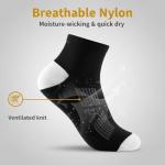 TGDIVYA Men's High-Performance Cycling Socks - 3 Pack