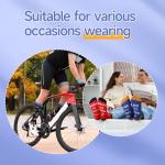 Funny Bicycle Pattern Socks - 3 Pairs for Cyclists