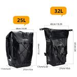 ROCKBROS Waterproof 25L-32L Bike Pannier Bags