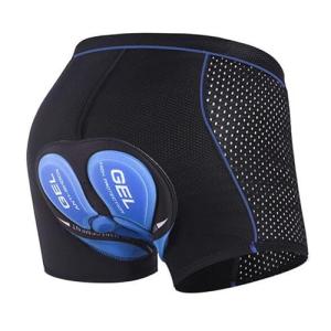 Men’s 5D Gel Padded Cycling Undershorts - Black/Blue