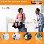 Versatile Cleaning Caddy with Handle and Pockets