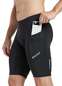 Baleaf Men's Padded Cycling Shorts with Pockets