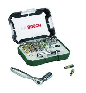 Bosch 26-Piece Screwdriver Bit and Ratchet Set