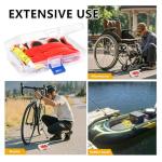 78-Piece Self-Adhesive Bike Tyre Repair Kit