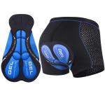 Men’s 5D Gel Padded Cycling Undershorts - Black/Blue
